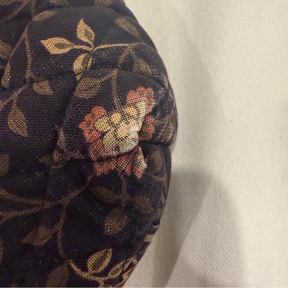 Vera Bradley Cosmetic Pouch in Vintage Retired Black Walnut Pattern - Picture 6 of 9